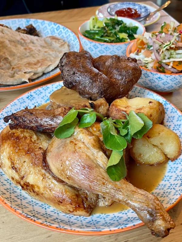 Pre Order Free Range Rotisserie Chicken Near Guildford Cranleigh Eat In Takeaway Maddings